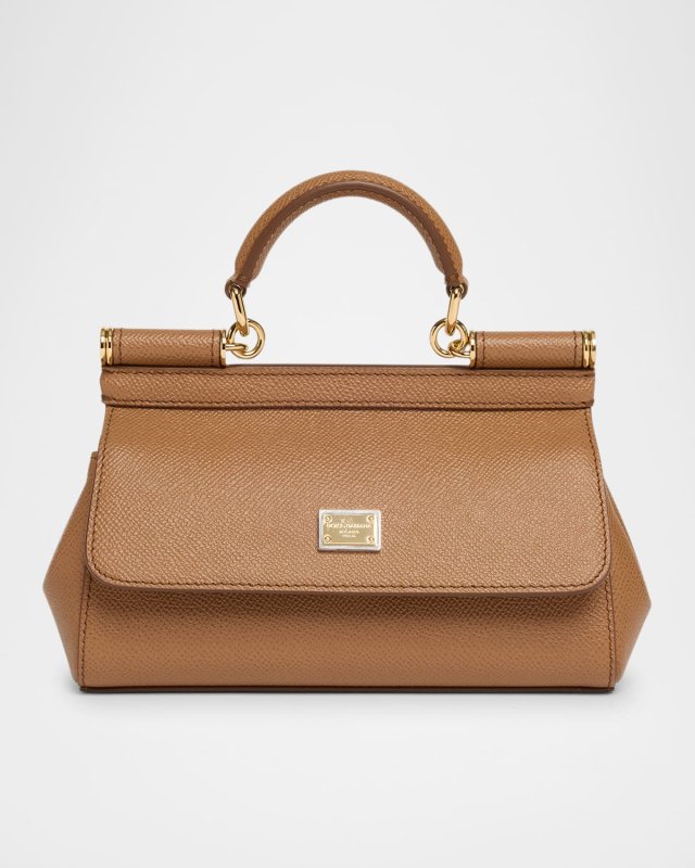 Medium Sicily Elongated Top-Handle Bag